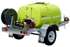 TTi - FirePatrol14 1000L - Water Cart Trailer with Honda GX160; 500L/min Davey