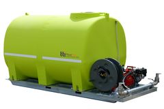 TTi - AquaPath 3000L - Skid-Mounted Water Cart with Honda GX200 and 36m Hose