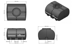 DieselCadet 1000L   Free Standing Tank