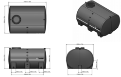 DieselCadet 6000L   Free Standing Tank