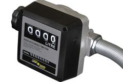 Mechanical Flow Meter   4 Digit