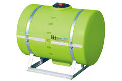 TTi - SumpTrans 600L - Fully-Drainable Chemical Tank with Steel Frame (Round)